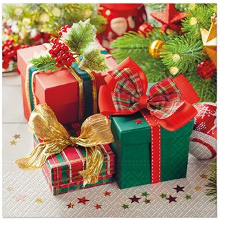 Gifts with Bow napkins